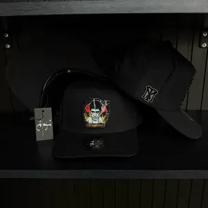 Exclusive Caps Tony Montana SnapBack Hat- Black Cotton