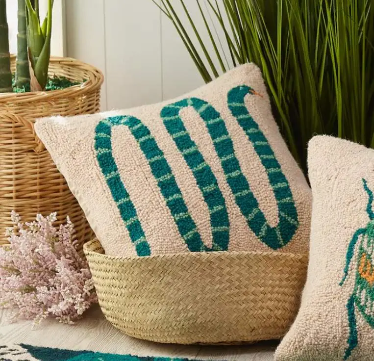 Ethereal Garden Snake Hook Pillow