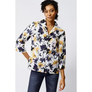 3/4 Sleeve Ginna - Lavender Floral