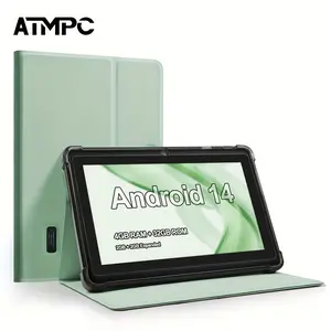 7 Inch Android Tablet, Quad-Core Processor, 4GB（2GB+2GB Extension） RAM, 32GB Storage, 3500mah Battery, IPS Display, Dual Cameras, Wi-Fi 6