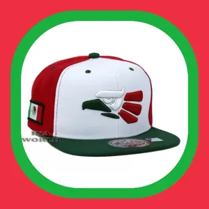 MEXICAN MEXICO Hat Hecho En Mexico Eagle Aguila Snapback Flat Bill Baseball Cap