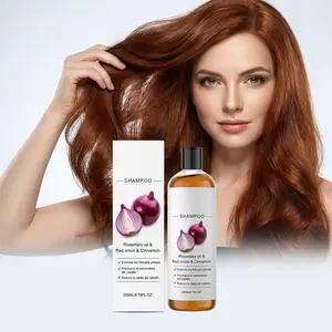 Rosemary & Red Onion Shampoo with Cinnamon, Daily Hair Care Shampoo for Dry & Oily Hair, 200ml