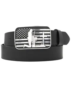 Cody James Men's Praying Cowboy American Flag Western Belt - Blt239-01