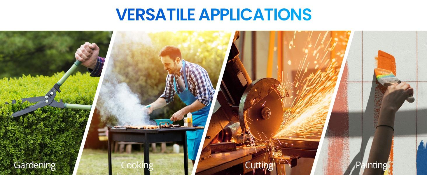 Transparent Visor - Adjustable Full-Face Protective Shield - Durable Plastic Safety Mask - Heat & Im