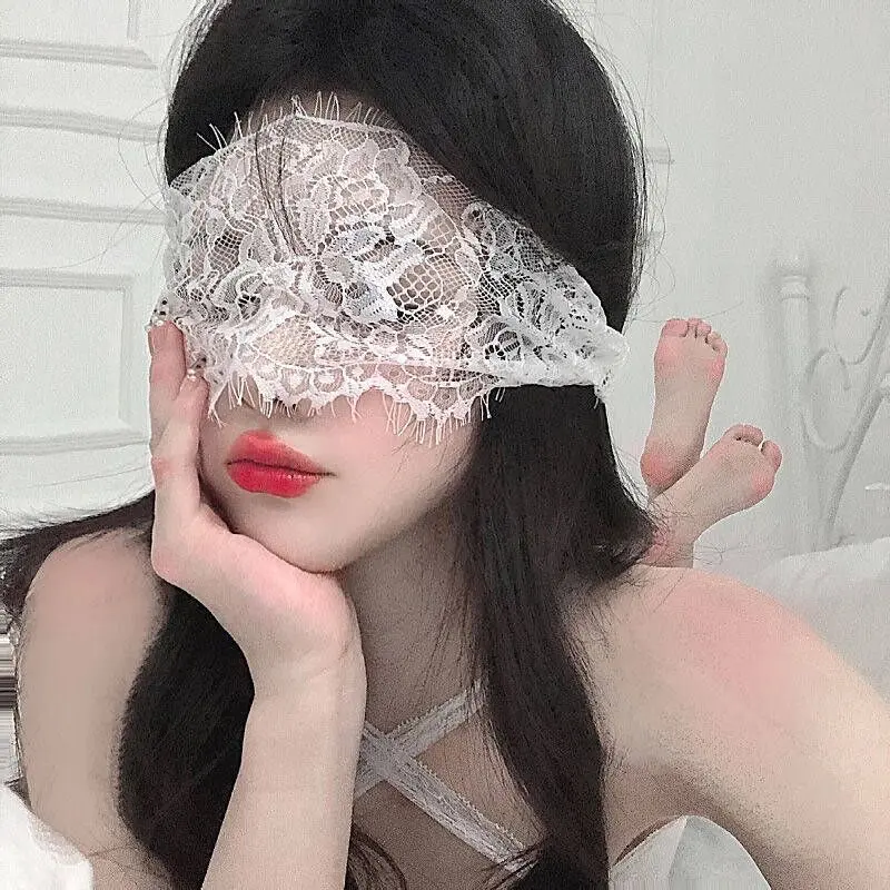Misty Eye Mask, Abstinence Series, Lace Eye Mask, Sexy Hollow Veil, Mask Accessories for Couples, Fun Eye Veil