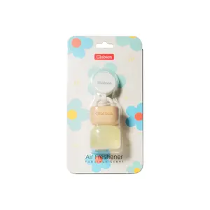Globion Natural Car Air Freshener - Fabulous Scent Hanging Wood & Glass Diffuser Bottle for Rearview Mirror & Desk Decor Aesthetic Car Lifestyle Gift #caraccessories #carfreshener #aestheticcar #cartok #giftideas