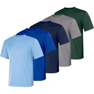 Hanes Men's Sport Quick-Dry T-Shirt 4-Pack, Moisture-Wicking, Sun Protection Performance Shirts