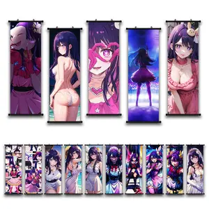 1pc Plastic Hanging Painting, Anime Singer Cute Girls Wall Art Canvas Poster, Anime Cartoon Character Art Poster Print Wall Paintings, Ideal For Bedroom, Office, Living Room, Wall, Room, Home Decoration, Perfect Gift Idea, Instantly Enhance Your Space!