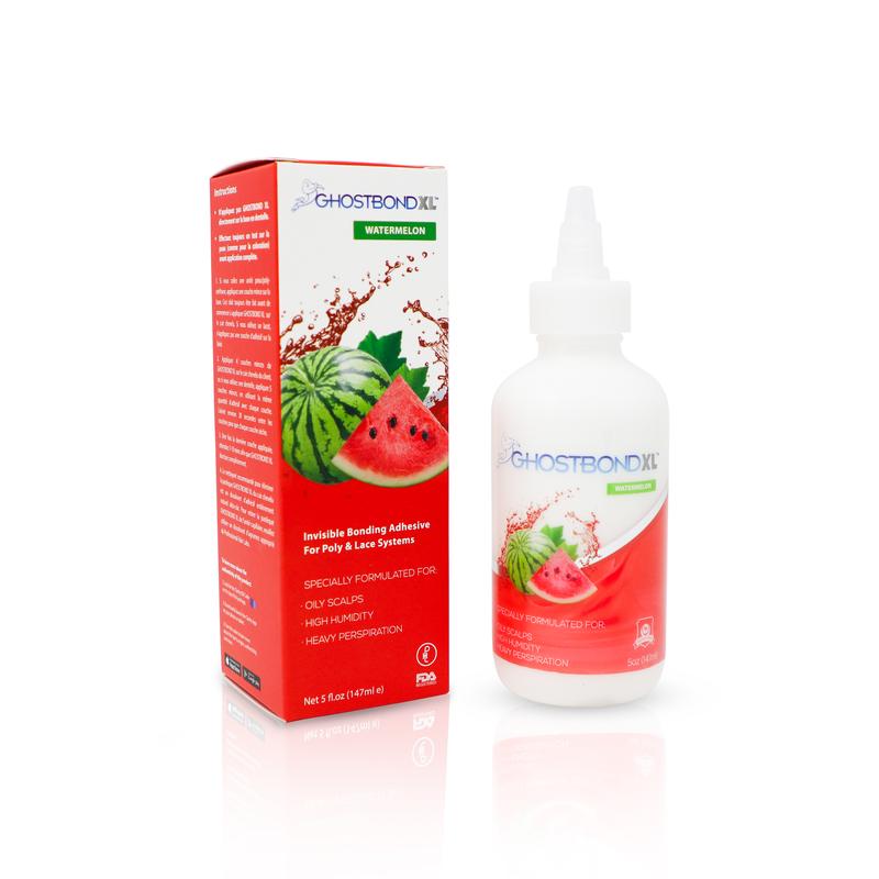 GHOSTBOND XL Scented Wig Glue Watermelon • Coconut • Green Apple • Rose • Peach • Professional Hair Labs Water Based Humidity Resistant Adhesive