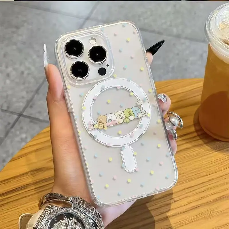 Kitten magsafe Phone Case for use with iphone 17 air 16 pro max 15 plus 14 pro 13/12/11 Magnetic Ultra-Thin phone cases for iphone X/XS XSMAX phone case wireless charging