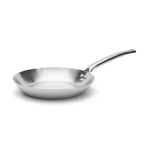 ALCHIMY 3-Ply Stainless Steel Fry Pan 11" - De Buyer