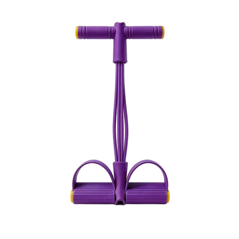 Elastic Band with Foot Pedal and Handles, Portable Lightweight Design for Daily Home Use