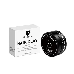 Hoegoa Men's Hair Gel, Gentle Formula, Volumizing and Smooth, Long-Lasting Hold, Matte Finish, Styling Hair Gel for Daily Use, Clay Balm