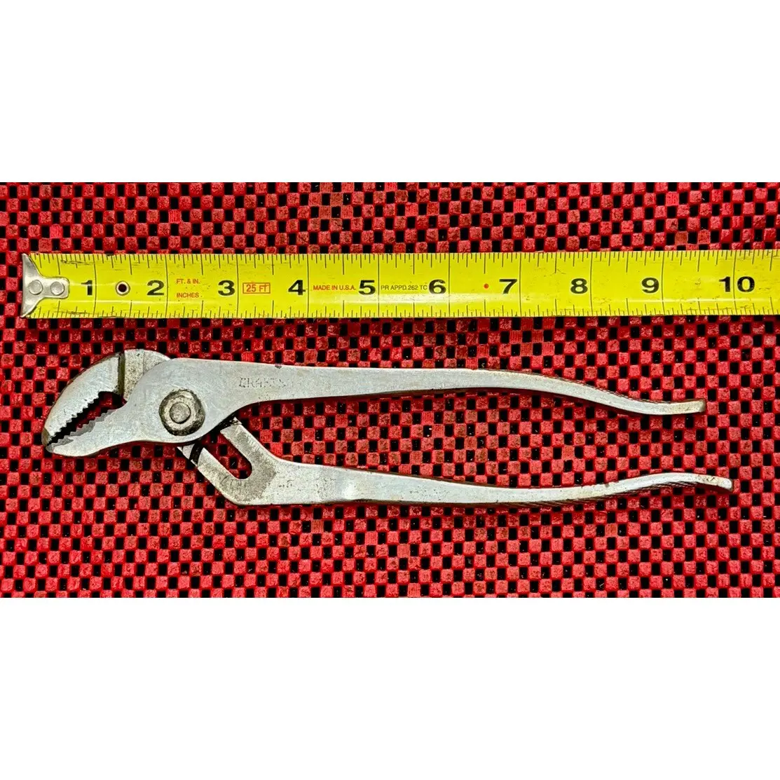 Vintage Craftsman USA 9 1/2" Tongue Groove Slip Joint Adjustable Pliers P Series
