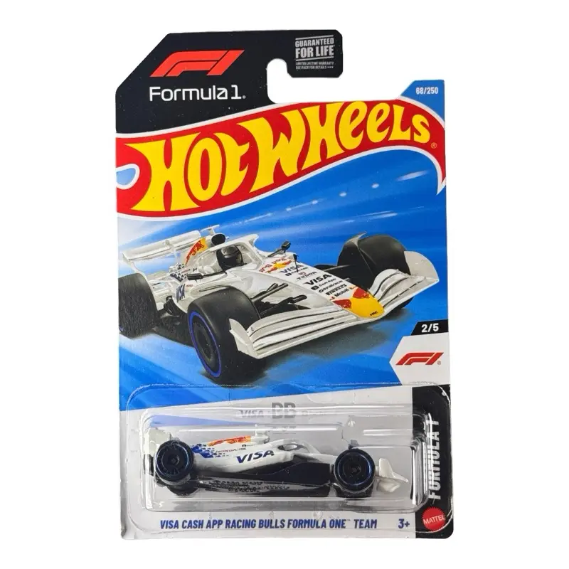 ソフト Hot Wheels Visa Cash App Racing Bulls Formula One Team White 68