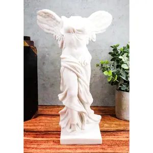 Ebros Large Winged Victory of Samothrace Statue 10.5" Tall Roman Greek Goddess
