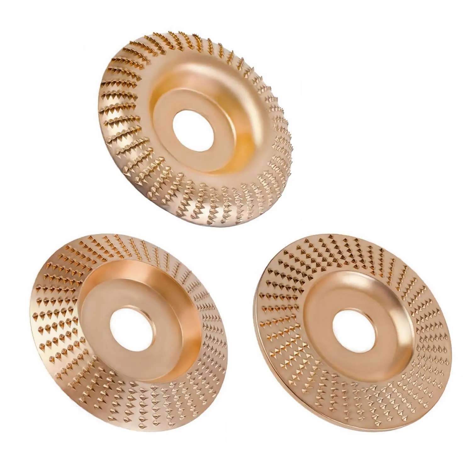 3PCS 4-Inch Abrasive Angle Grinder Replacement Grinding Wheels, Wear-Resistant Sand Discs for Wood Carving, Rust Removal, DIY Handicrafts & Household Workshop Projects sohochic