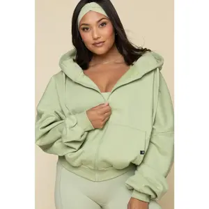 Zip Cloud Hoodie - Pistachio