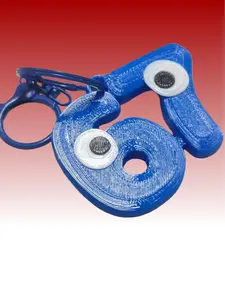 No.67 Partner Keychain, Stylish Decorative Bag Charm and Key Ring, Perfect Gift for Friends and Loved Ones