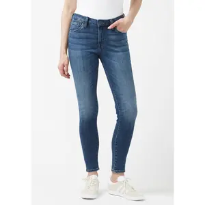 Alexa Women's Mid Rise Skinny Jeans, Mid Wash - BL15669