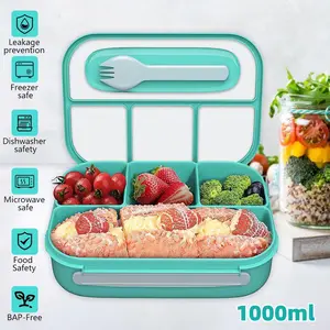 Lunch Box/Leak Proof Lunch Box Lunch Boxes for School, Work, And Outdoor Dining. Kitchen Additions | Kitchen Storage And Storage | Food Containers#Summervibes