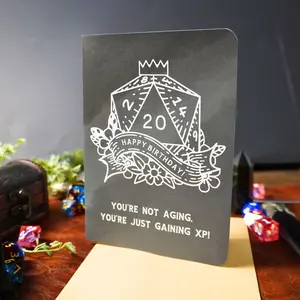 You're Not Aging XP DnD Birthday Card