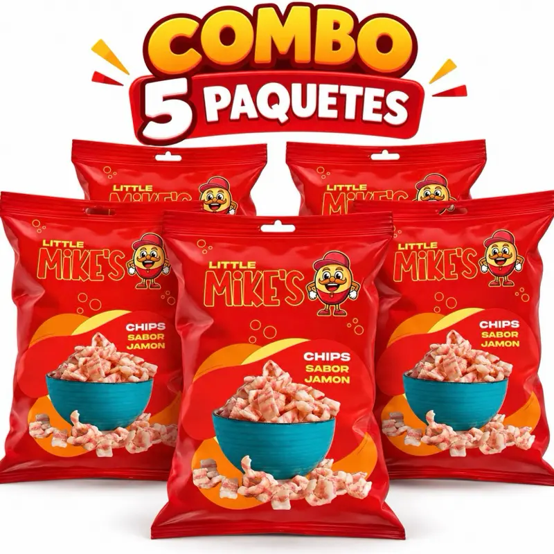 Little Mike’s Ham flavor chips - 5 pack - 30 g each
