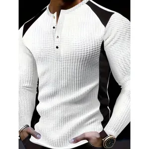 Men's business polo shirt set slim fit and slimming top