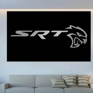 SRT 3x5ft Flag Banner Hellcat Garage Street Racing Car Man Cave Tapestry Wall Decor Hanging SRT 3x5ft Flag Banner Hellcat Garage Street Racing Car Man Cave Tapestry Wall Decor Hanging