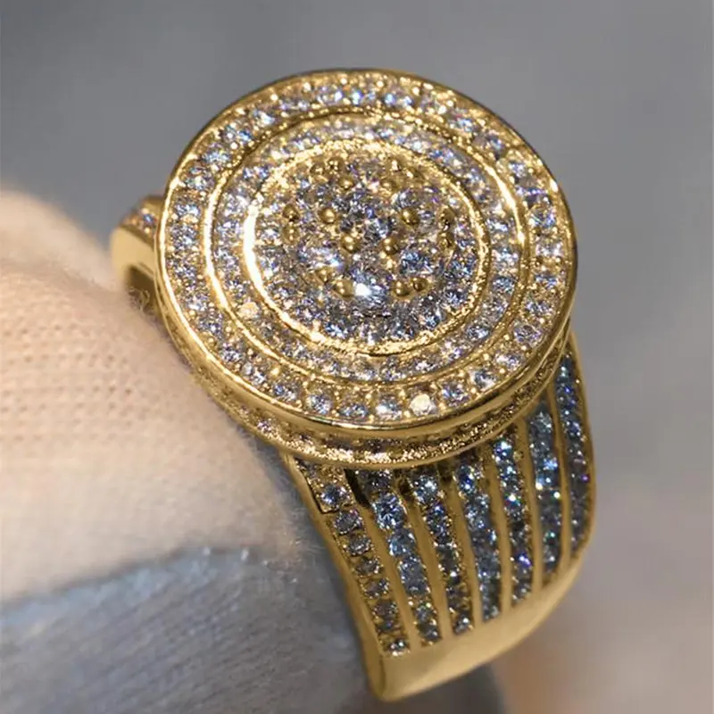 Women's Elegant Artificial Zircon Decorated Ring, Elegant Everyday Ring, Pave Engagement Ring, Exquisite Trendy Ring, cluster stone engagement ring, Fashionable Jewelry for Women As Gift, Beautiful Rings, Artificial Zircon Rings