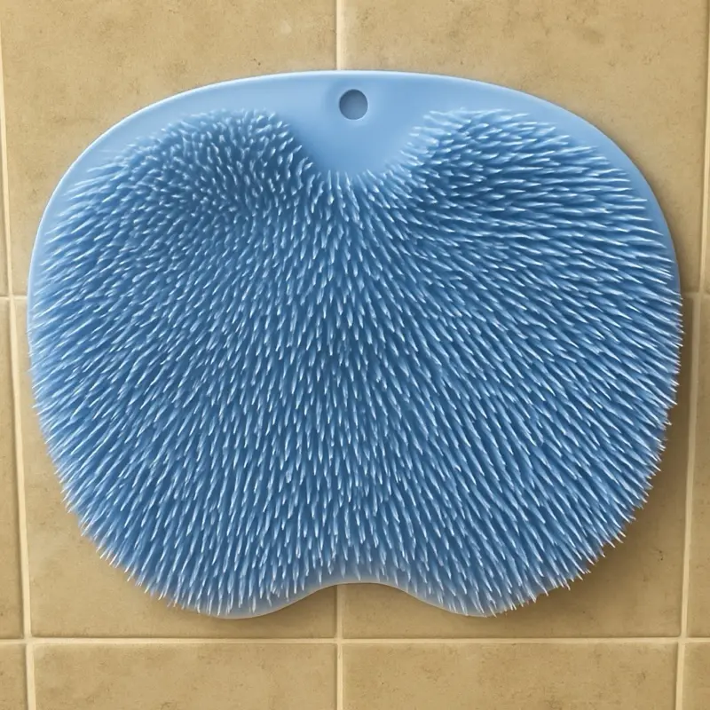 Sillicone Scrubber - Blue, Soft, Reusable, Durable, and Easy to Clean
