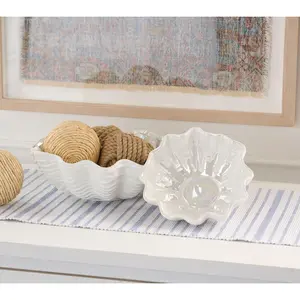 Home Reflections S/2 Coastal Irridescent Accent Bowl