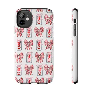 Diet Coke Phone Case, Cute Pink Bow Collage Case Diet Coke for Phone, Aesthetic Girly Case, iPhone 11, 12, 13, 14, 15, 16, Pro Max 8, 7 Plus X Samsung Galaxy