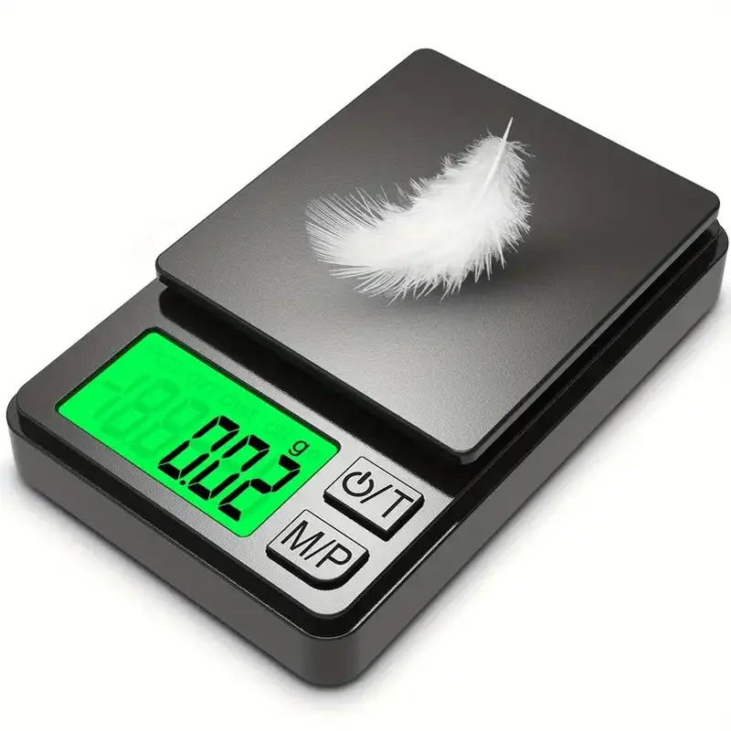 Mini Precision Pocket Scale — Digital Gram Scale with Backlit LCD (500g or 1000g)