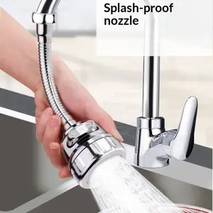 Universal Faucet Filter Adapter, Anti-Splash Shower Head, Household Water Purifier, Filtration System, Filter Replacement, Extendable Hose, Home Use, Sink Water Filter