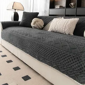 Soft Fabric Cat & Dog Friendly Sofa Cover Universal Fit for 1/2/3/4 Seat Sofas Non-Slip Slipcover Comfortable Towel,Sofa  Protector for Home Living Room couch covers for sofa covers washable