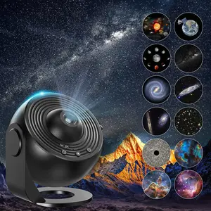 13-in-1 Galaxy Star Projector HD Night Light with 360° Rotation & Timer
