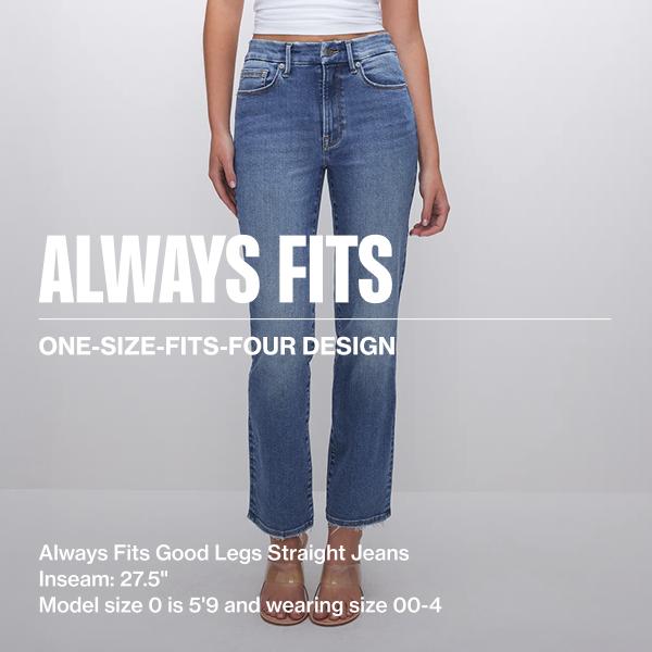ALWAYS FITS GOOD LEGS STRAIGHT JEANS | INDIGO316