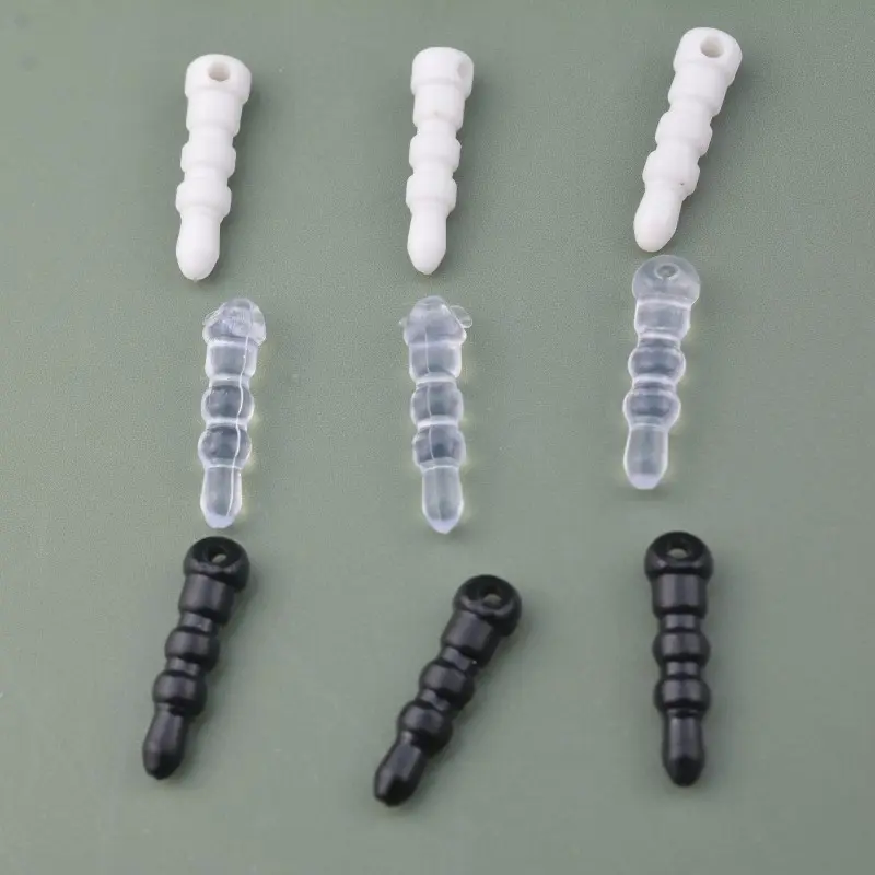 Round Perforated Silicone Stoppers, Beads DIY Pendant Accessories