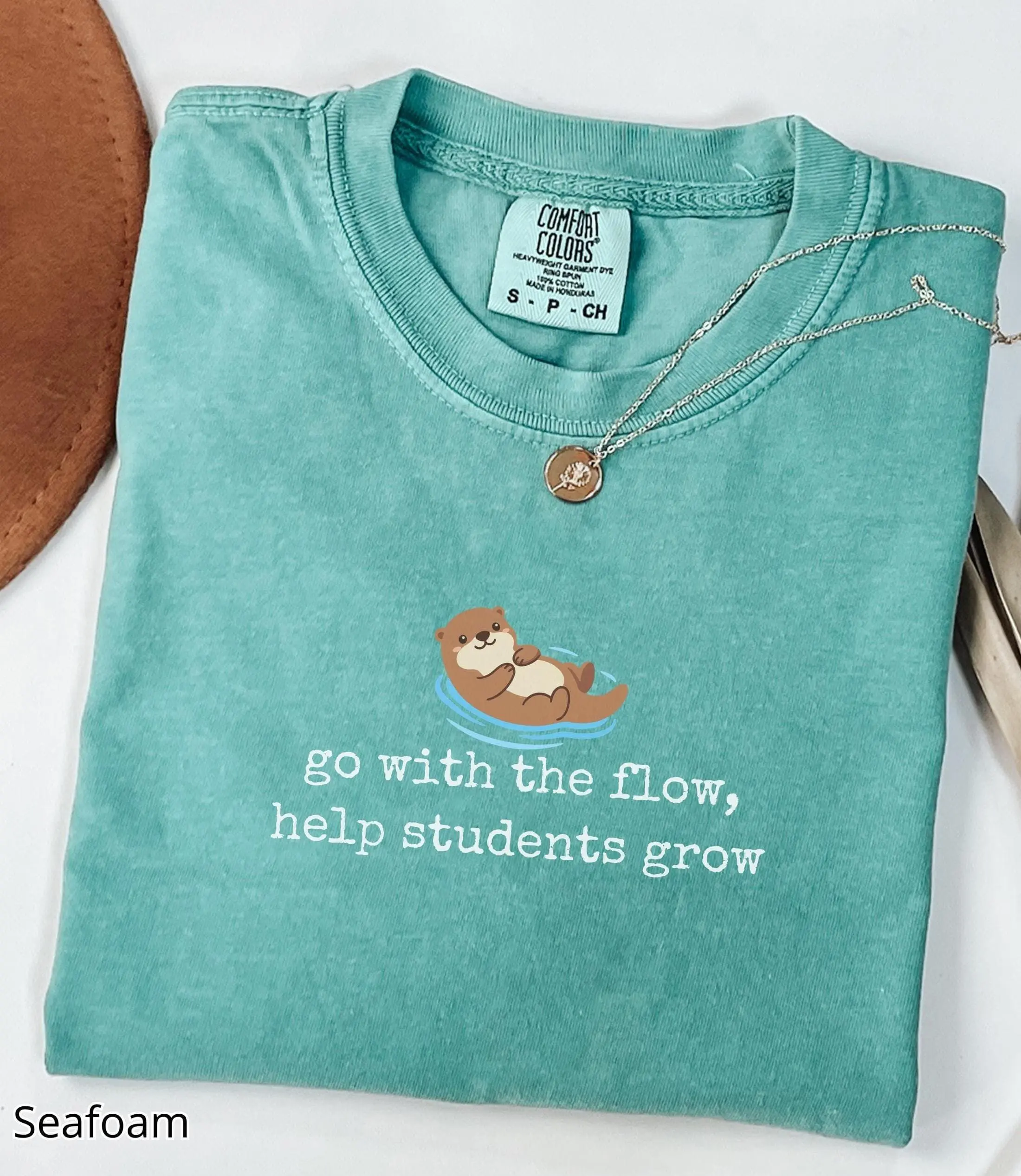 Teacher Otter Shirt, Help Students Grow Shirt, Paraprofessional SPED Teacher Appreciation Gift