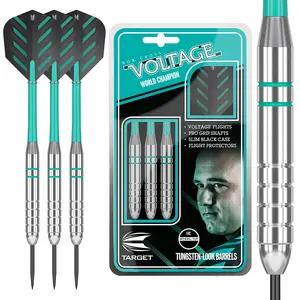 Target Darts Rob Cross Silver Voltage 24G Brass Steel Tip Darts Set
