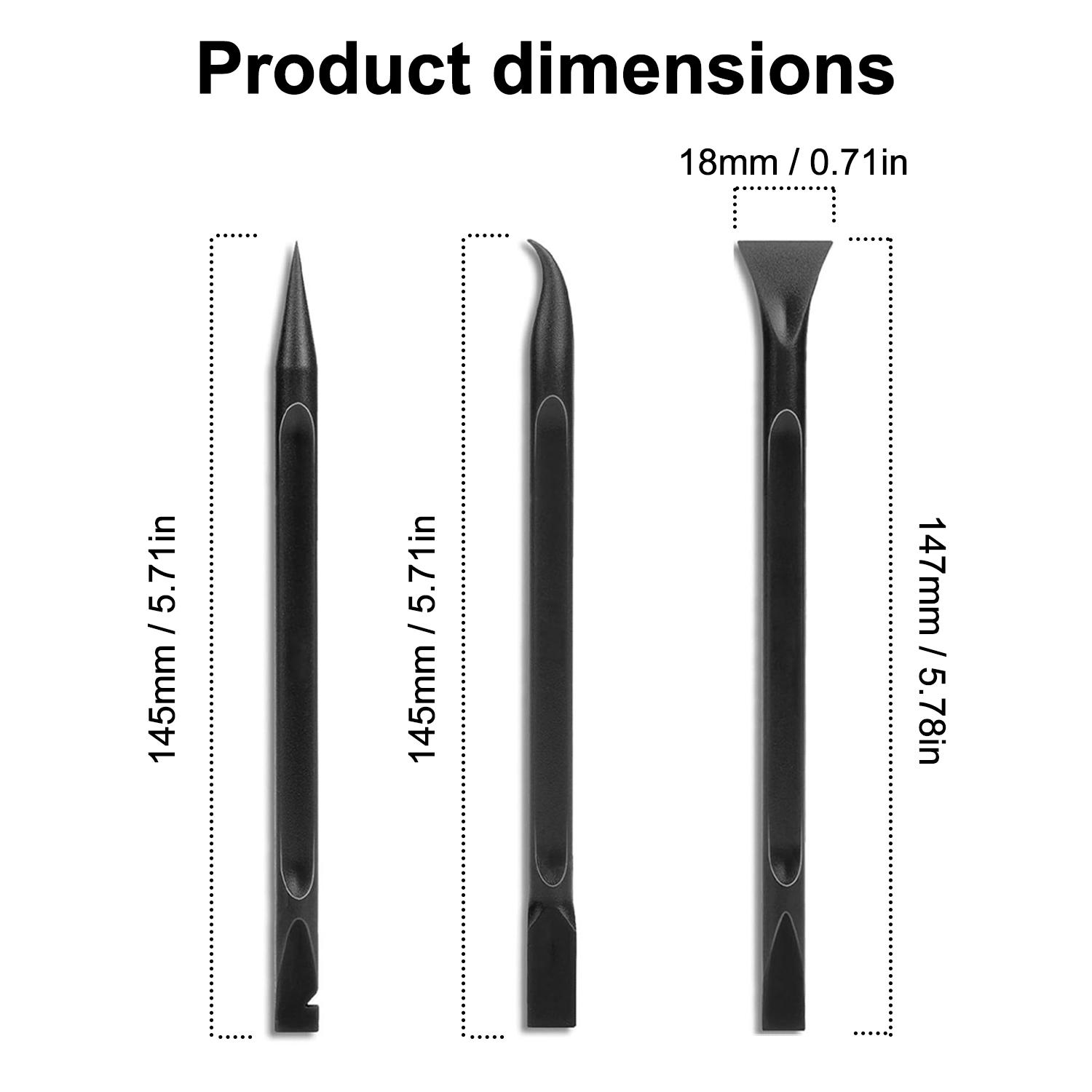 6PCS Scraper Small Plastic Scraper Tool, Multi-Purpose Scraper Non-Scratch Cleaning Tool, Used in Narrow Spaces and Gaps, Perfect for Removing Oil Stains, Labels, Food, Dirt, Paint