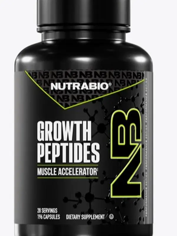 NutraBio Growth Peptides Muscle Accelerator with DiLeucine & PeptiStrong – 30 Servings