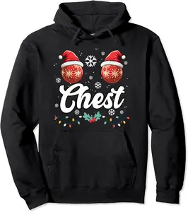 Chest Nuts Christmas Matching Couple Chestnuts Family Funny Pullover Hoodie - Nallelycor Shop 73B0CM4JSQ1D