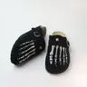 Skeleton Mule Slides - Gothic Punk Slip-On Shoes | Edgy Daily Style