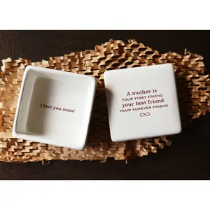 Mother Daughter Infinity Keepsake Box - Personalized Gift for Mom