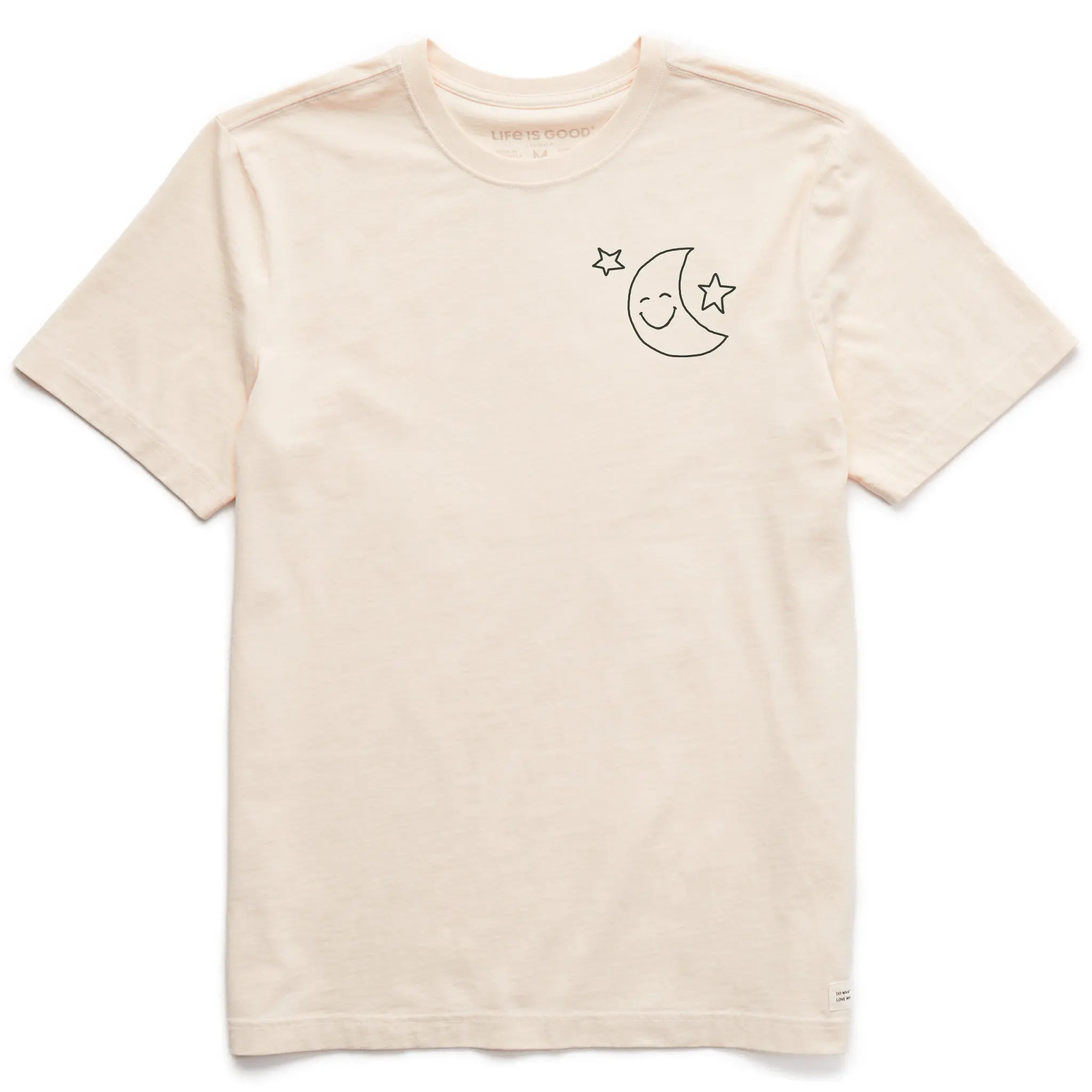 Men's Bert's Smile Moon Short Sleeve Crusher Tee