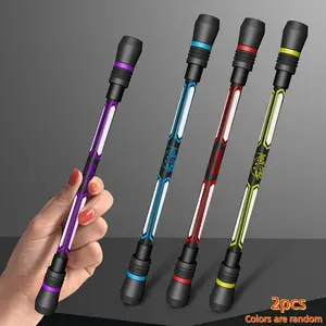 Fashion Spinner Pen, Creative Combo New Print Spinner Pen, Fun Manual Rotation Pen for Students, Replaceable Core, Stress Relief Toy Pen