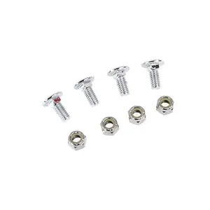 Chrome Carriage Bolt Set for Rear Fender U-Clamp – Harley EL FL UL 1936–1957
