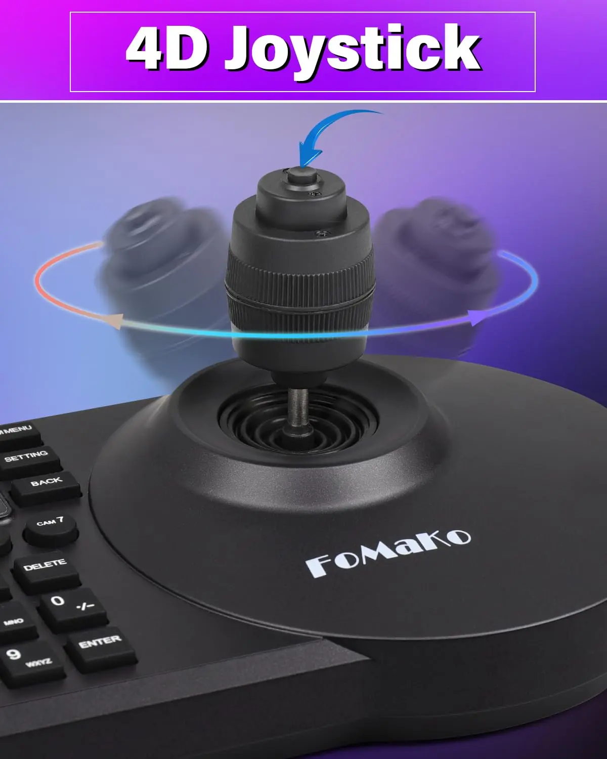 FoMaKo PTZ Controller PoE NDI PTZ Camera Controller 3